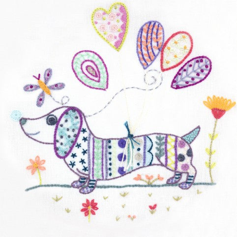 Embroidery Kit - Michel a Lovely Dachshund – Black Sheep Yarns